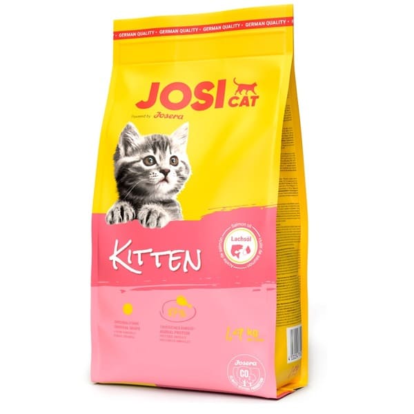 Josera JosiCat Kitten sausā kaķu barība kaķēniem ar mājputnu gaļu 1.9 kg